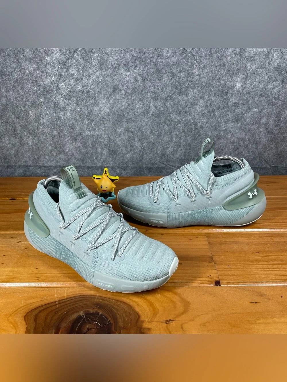 Under Armour HOVR Phantom 3 Mens Size 8.5 Opal Green Running Shoes 3025516-304